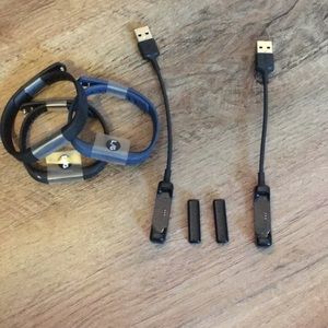 Two Fitbit Alta Fitness Tracker and Bands